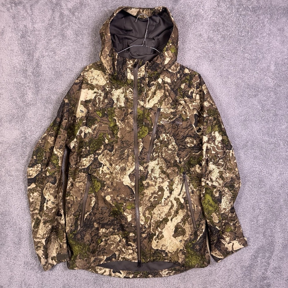 Scheels Outfitters Veil Jacket Men M V2 Camo Full Zip Waterproof Rain Taped Seam